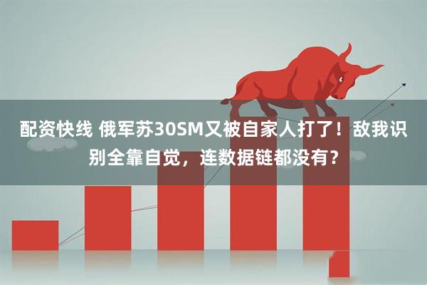 配资快线 俄军苏30SM又被自家人打了！敌我识别全靠自觉，连数据链都没有？